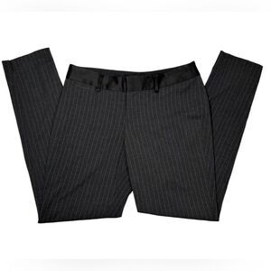 Banana Republic Ryan Fit Black White Pinstripe Skinny Dress Pants Size 0 Slacks